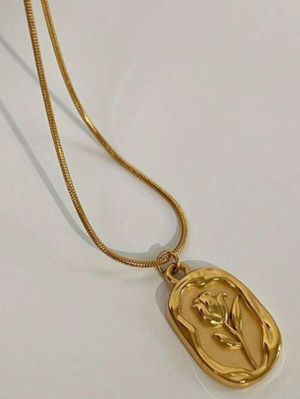 Gold roseNecklaceN839